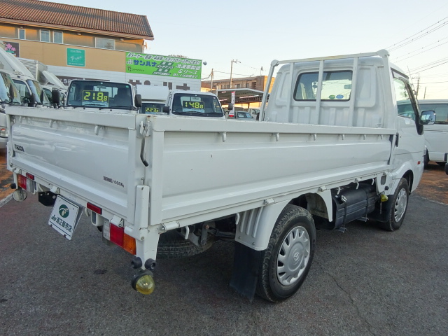 ボンゴ トラック4WD   1.0t積載　ロングＤＸ　Ｓジャストロー　1.8G　5F　ワンオーナー　キーレス 売約済ホワイト