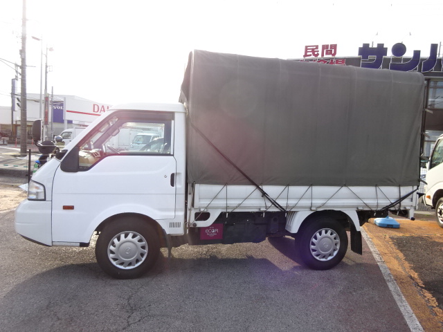 ボンゴ トラック1.15t積載  ロングジャストロー　1.8G   ＡＴ　キーレス　ナビ　能幌付き4ナンバー  売約済みホワイト