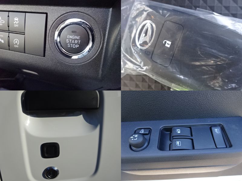 ハイゼット ｷｯﾁﾝｶｰ&移動販売車着脱可能4ナンバー 新型 省力&LEDパック スマアシ プッシュスタート キーフリー CVTホワイト
