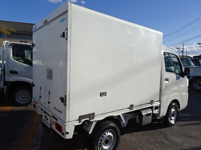 ハイゼット トラック冷凍車 中古車-7℃設定デンソー製冷凍機　ハイルーフ　AT　強化サス　サイドドア　キーレス　FRP製荷箱ホワイト